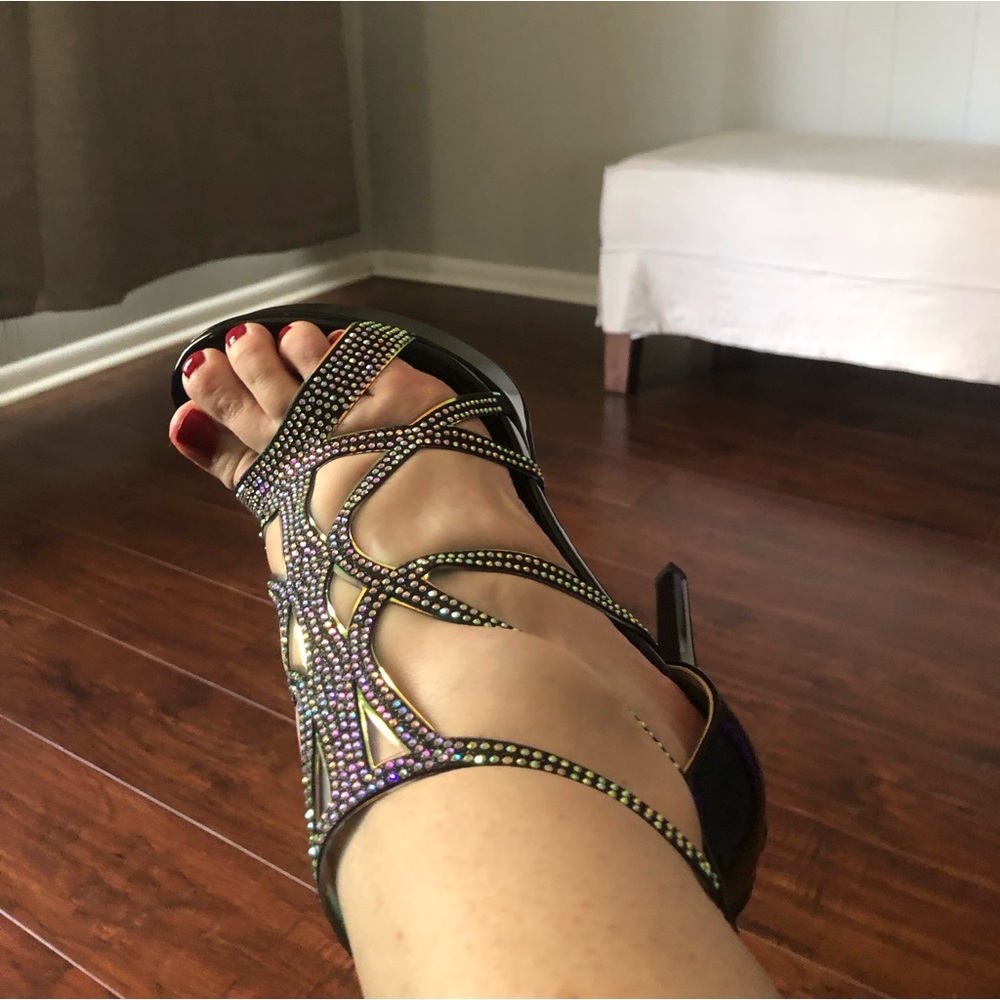 Black heels